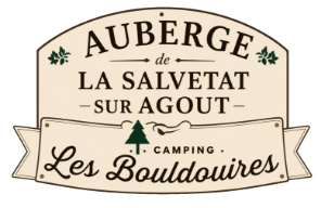 Logo Auberge de La Salvetat-sur-Agoût : hébergement, camping et restaurant familial