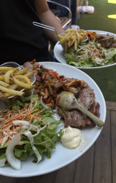 Plat servi au restaurant de l’auberge de La Salvetat-sur-Agoût dans l’Hérault
